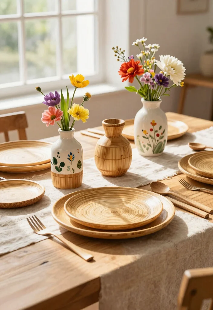 18 Nikkah Gift Ideas That Feel Thoughtful - 2. Eco-Friendly Dinnerware Set 1