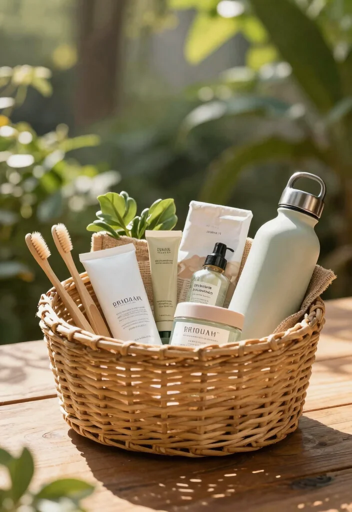 18 Nikkah Gift Ideas That Feel Thoughtful - 4. Sustainable Honeymoon Basket 1