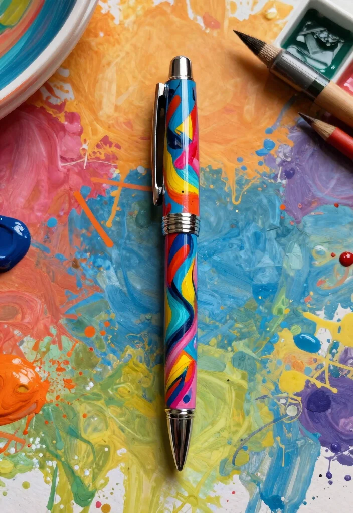 18 Nikkah Pen Decoration Ideas That Feel Elegant - 11. Artistic Flair 1