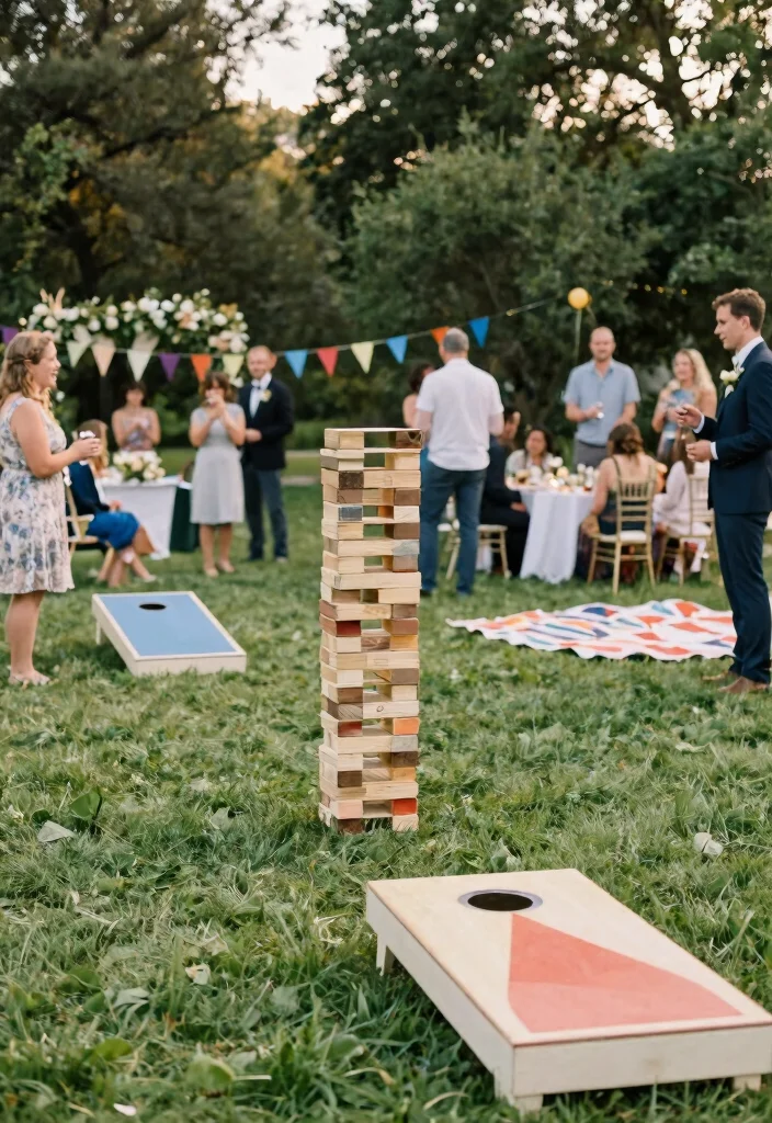 18 Outdoor Wedding Ideas on a Budget That Still Feel Luxe - 10. Outdoor Games for Fun 1