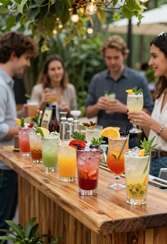 18 Outdoor Wedding Ideas on a Budget That Still Feel Luxe - 16. Seasonal Cocktail Menu 1