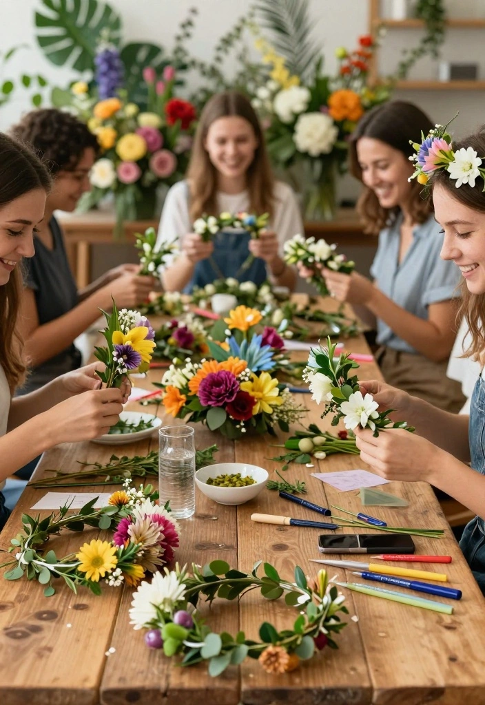 18 Outdoor Wedding Ideas on a Budget That Still Feel Luxe - 4. DIY Flower Crowns 1