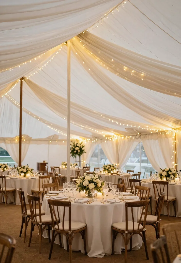 18 Outdoor Wedding Ideas on a Budget That Still Feel Luxe - 5. Elegant Tented Reception 1