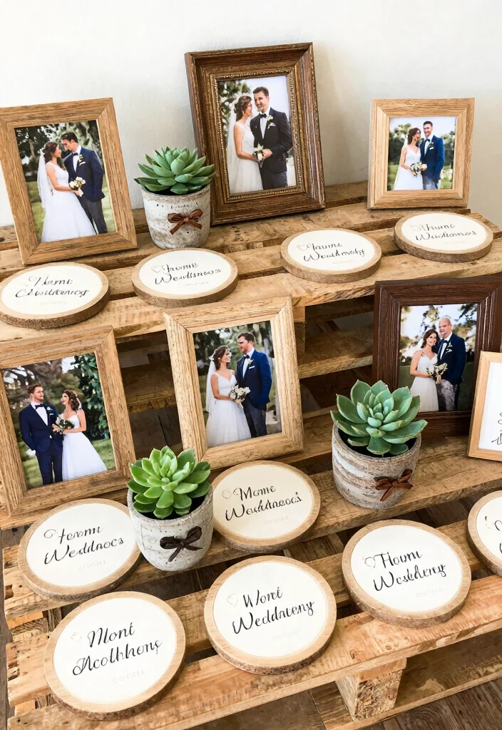 18 Pallet Wedding Ideas That Feel Rustic And Creative - 10. Pallet Wedding Favors 1