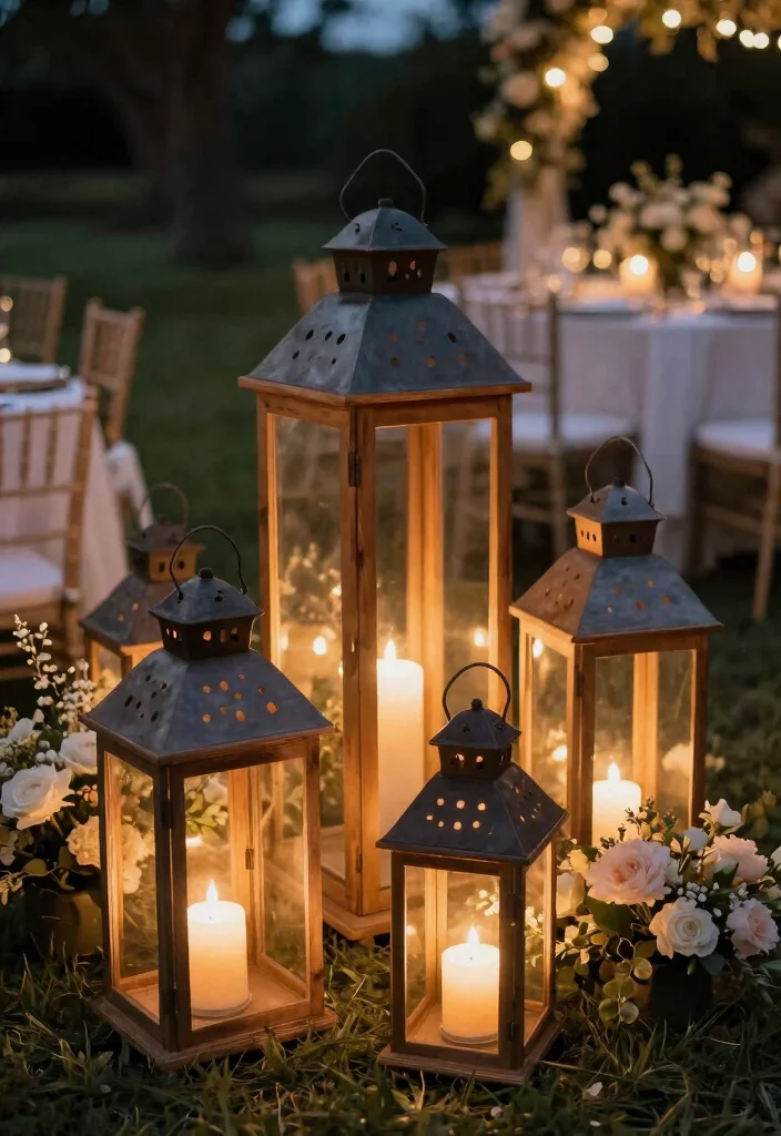 18 Pallet Wedding Ideas That Feel Rustic And Creative - 13. Pallet Lanterns 1