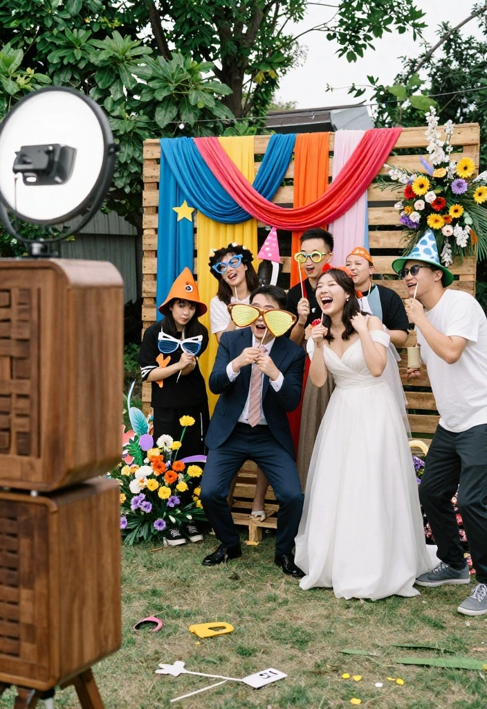 18 Pallet Wedding Ideas That Feel Rustic And Creative - 4. Pallet Photo Booth 1