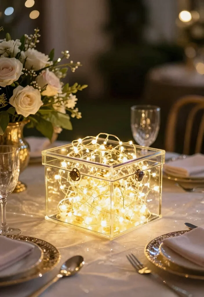 18 Quince Money Box Ideas That Look Elegant And Fun - 6. Whimsical Fairy Light Box 1