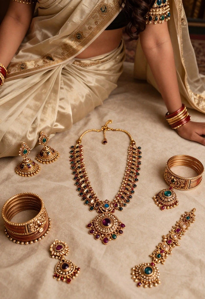 18 Saree Decoration Ideas For Elegant Functions - 4. The Power of Accessories: Elevate Your Look 1