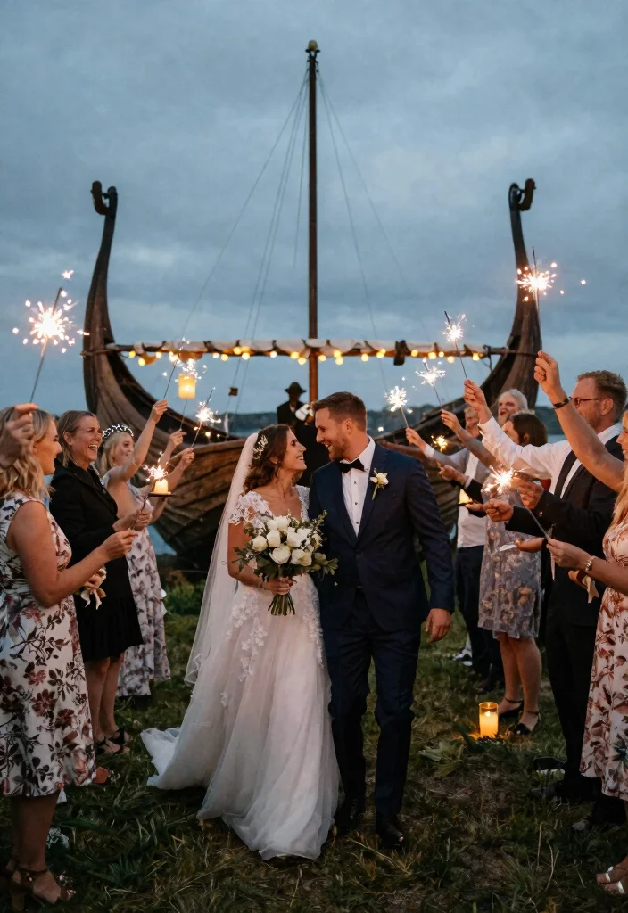 18 Viking Wedding Ideas With Ancient Romance - 16. A Grand Viking Send-Off 1