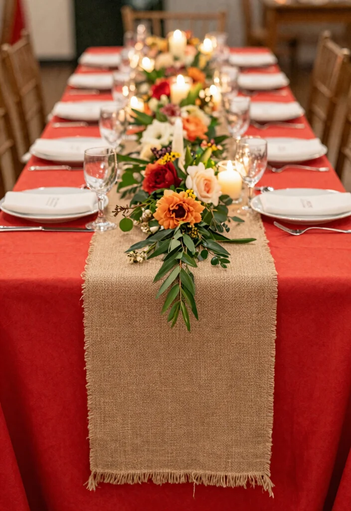 18 Wedding Decor Ideas That Transform Any Venue - 10. Natural Table Runners 1