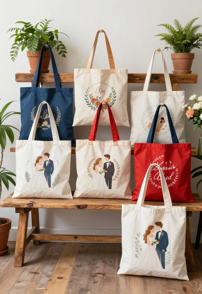 18 Wedding Guest Gift Ideas Everyone Will Actually Love - 2. Reusable Tote Bags 1