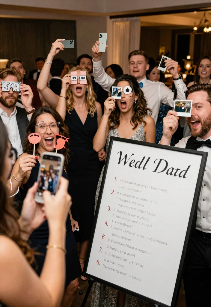 18 Wedding Polaroid Ideas For Fun Guest Memories - 12. Themed Photo Challenges 1