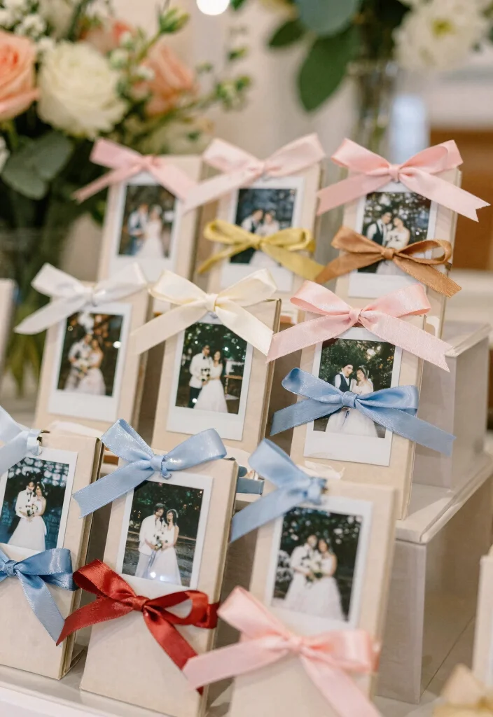 18 Wedding Polaroid Ideas For Fun Guest Memories - 14. Polaroid-based Wedding Favors 1