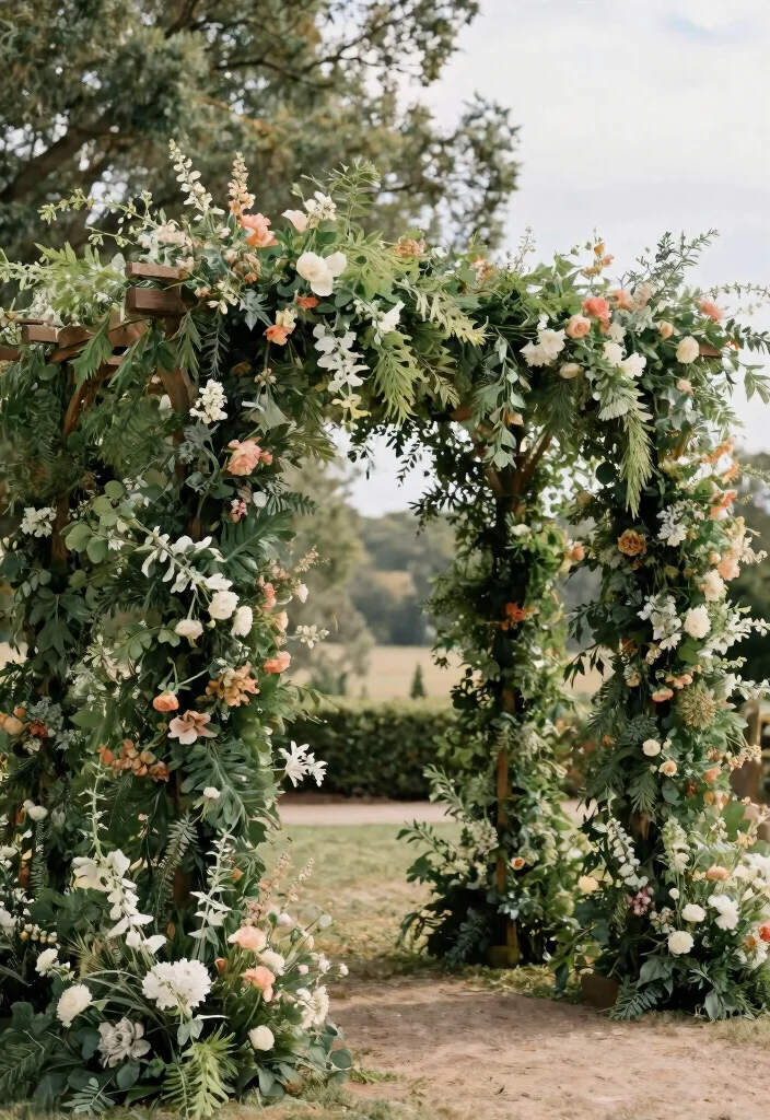 19 Backyard Wedding Ideas That Feel Romantic and Laid-Back - 10. Greenery-Laden Arbors 1