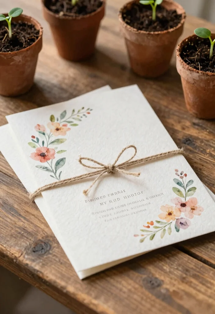19 Best Wedding Ideas To Inspire Your Dream Day - 1. Go Green with Plantable Invitations 1