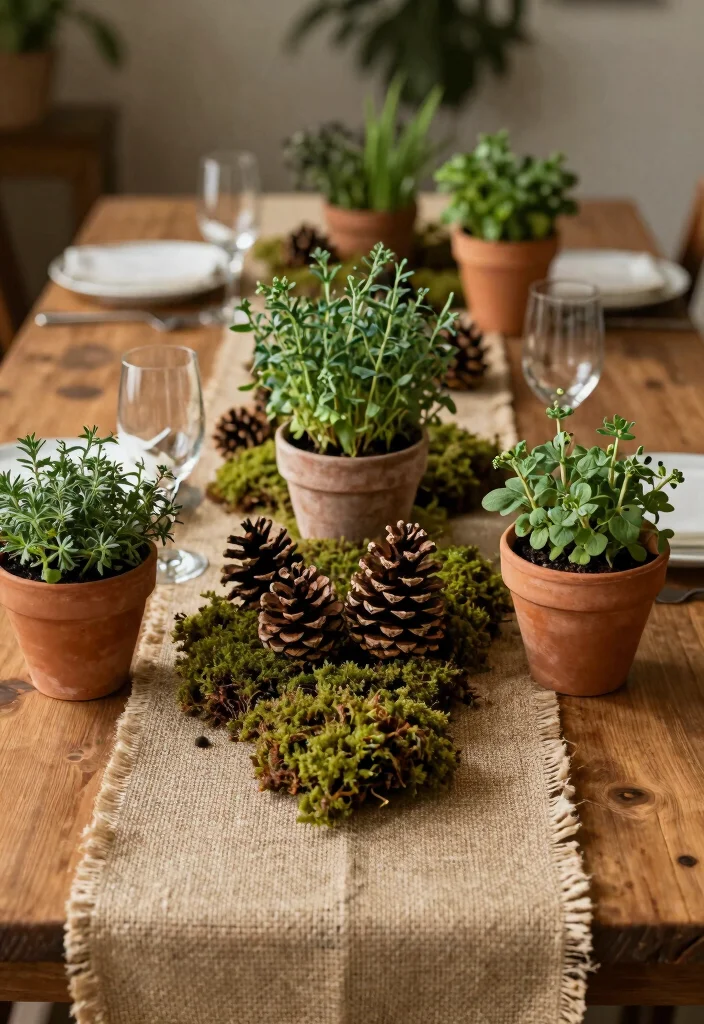 19 Bride to Be Decoration Ideas That Feel Special - 4. Nature-Inspired Table Settings 1