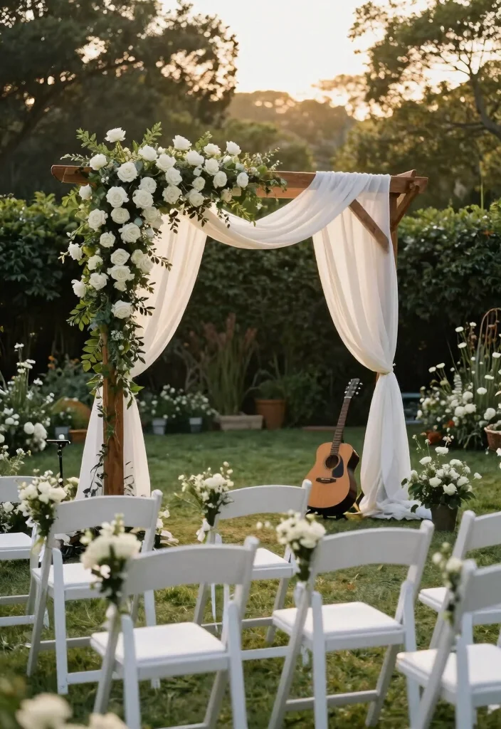 19 Civil Wedding Ideas That Feel Simple And Elegant - 1. Intimate Outdoor Ceremony 1
