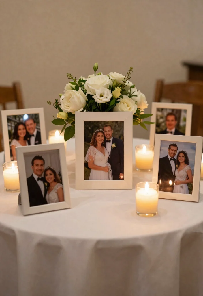 19 Civil Wedding Ideas That Feel Simple And Elegant - 14. Memory Table 1