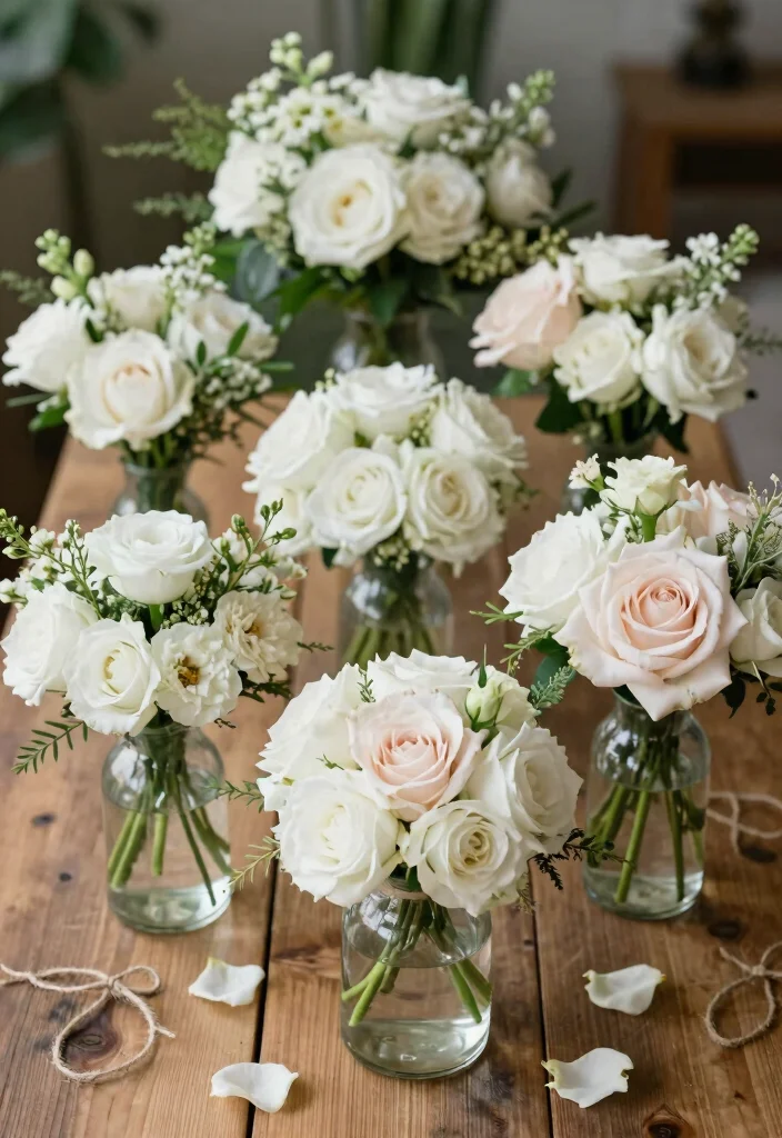 19 Civil Wedding Ideas That Feel Simple And Elegant - 5. Simple Floral Arrangements 1