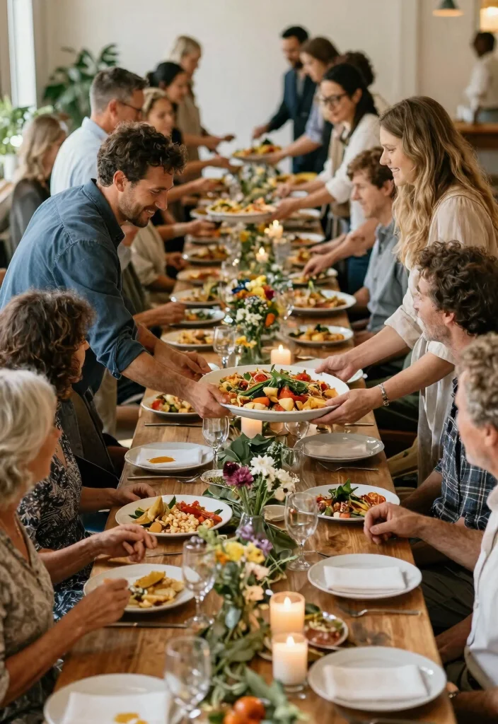 19 Country Wedding Ideas That Feel Rustic and Real - 18. Family-Style Dining 1