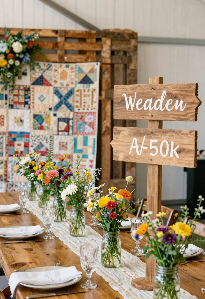 19 Country Wedding Ideas That Feel Rustic and Real - 3. DIY Wedding Decorations 1