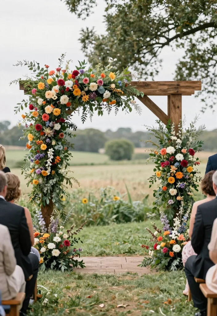 19 Country Wedding Ideas That Feel Rustic and Real - 9. Floral Arches 1