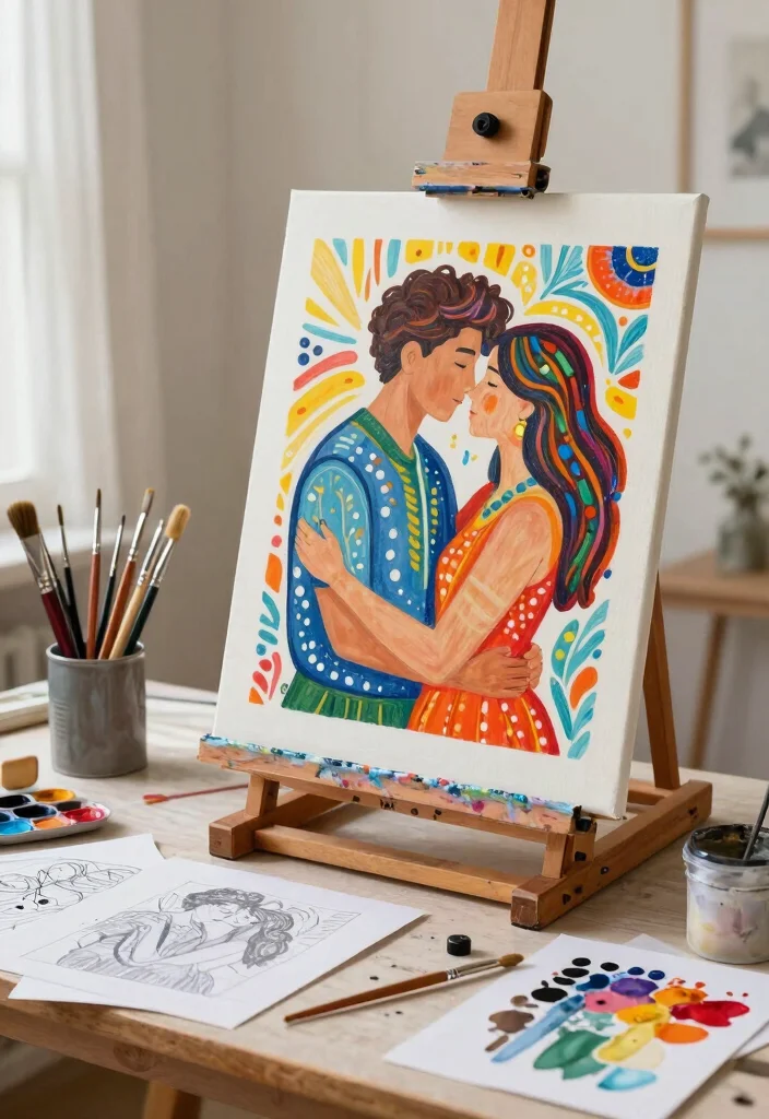 19 DIY Wedding Gift Ideas That Show You Care - 19. Custom Art Piece 1