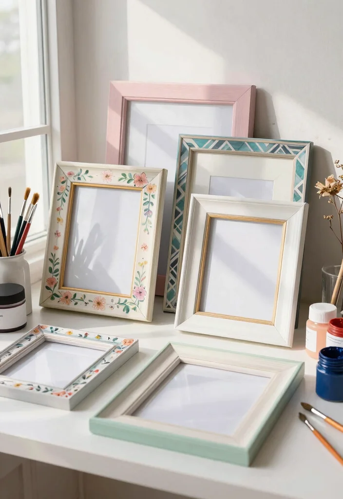 19 DIY Wedding Gift Ideas That Show You Care - 2. Hand-Painted Picture Frames 1