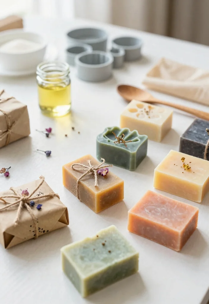 19 DIY Wedding Gift Ideas That Show You Care - 3. Handmade Soap Set 1