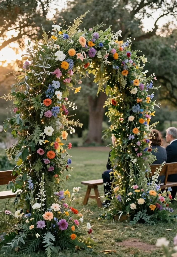 19 Decoration Ideas Wedding That Transform Any Venue - 1. Whimsical Floral Arches 1
