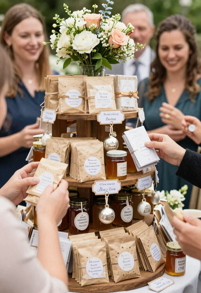 19 Decoration Ideas Wedding That Transform Any Venue - 13. Unique Guest Favors 1