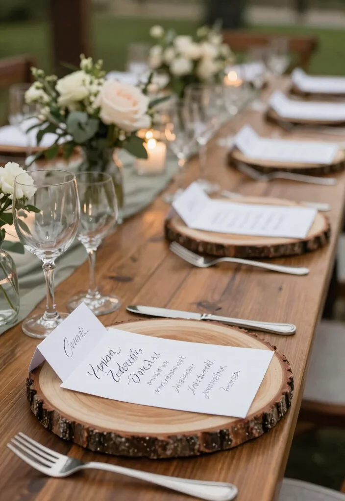 19 Decoration Ideas Wedding That Transform Any Venue - 17. Handwritten Place Cards 1