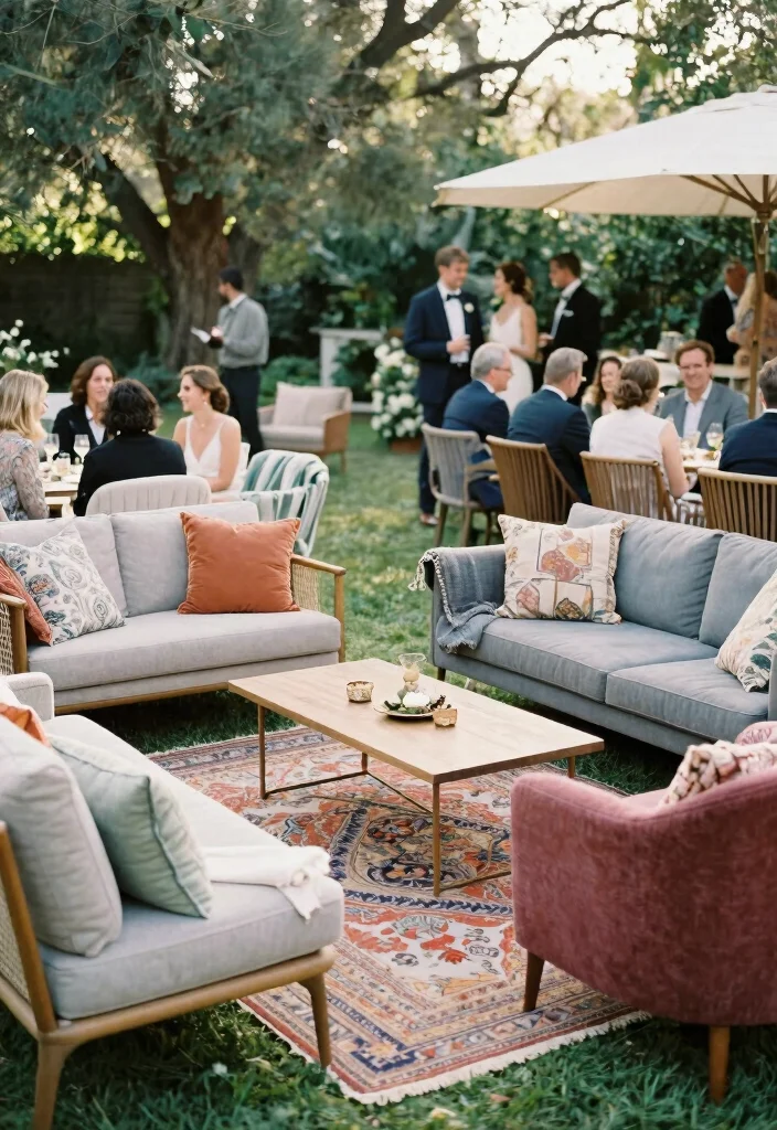 19 Decoration Ideas Wedding That Transform Any Venue - 19. Beautifully Arranged Lounge Areas 1