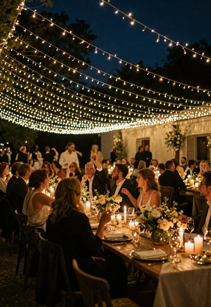 19 Decoration Ideas Wedding That Transform Any Venue - 3. Enchanted Fairy Lights 1
