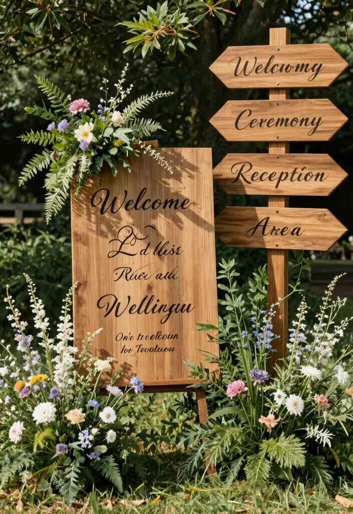19 Decoration Ideas Wedding That Transform Any Venue - 5. Personalized Signage 1