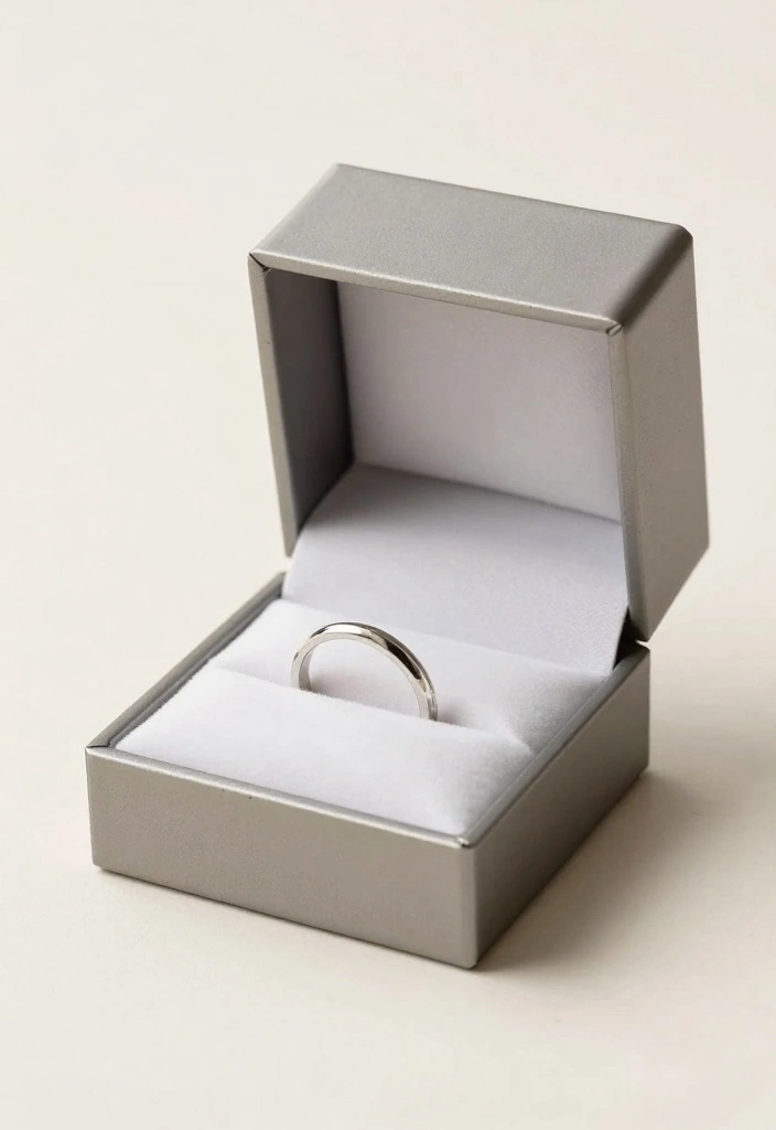 19 Engagement Ring Box Ideas That Add The Perfect Touch - 12. Eco-Chic Metal Box 1