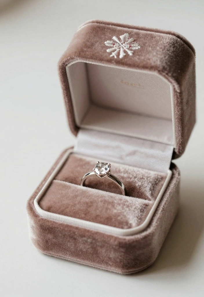 19 Engagement Ring Box Ideas That Add The Perfect Touch - 16. Fabric-Encased Box 1