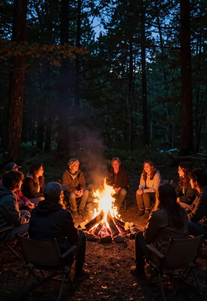 19 Forest Wedding Ideas That Feel Magical and Natural - 19. Customized Campfire Stories 1
