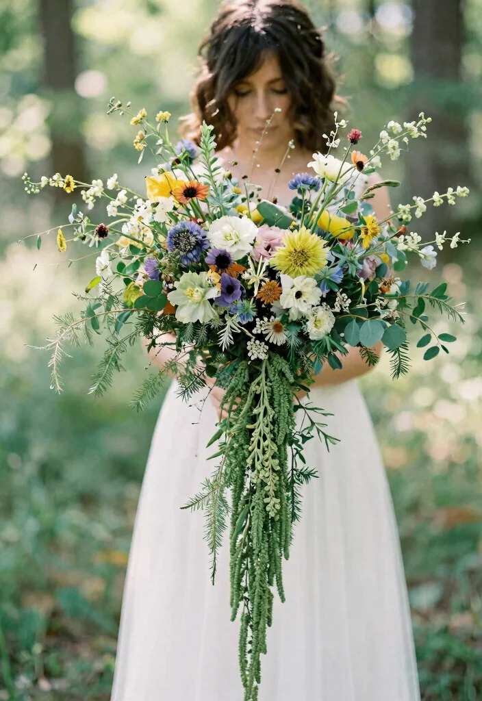 19 Forest Wedding Ideas That Feel Magical and Natural - 3. Nature-Inspired Bouquets 1