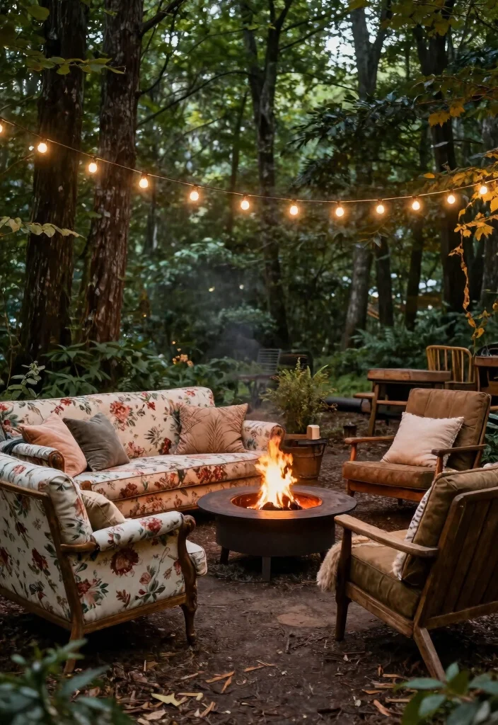19 Forest Wedding Ideas That Feel Magical and Natural - 7. Outdoor Lounge Areas 1