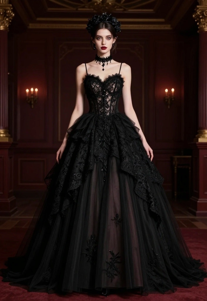 19 Goth Wedding Ideas That Feel Dramatic and Unique - 1. Alternative Bridal Attire 1
