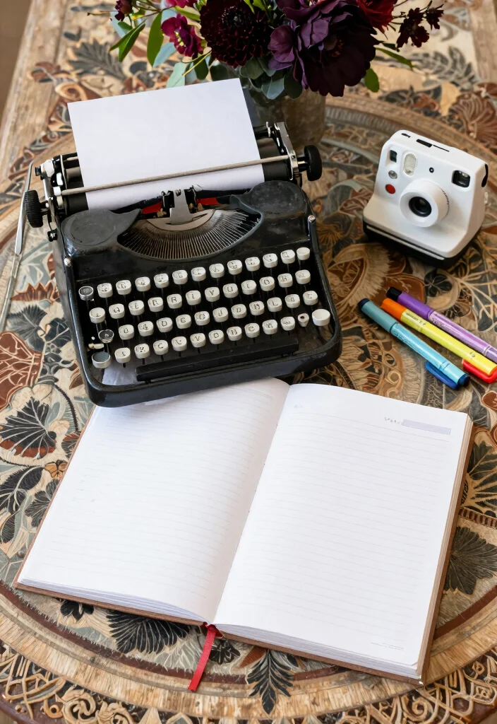 19 Goth Wedding Ideas That Feel Dramatic and Unique - 11. Offbeat Guestbook Ideas 1