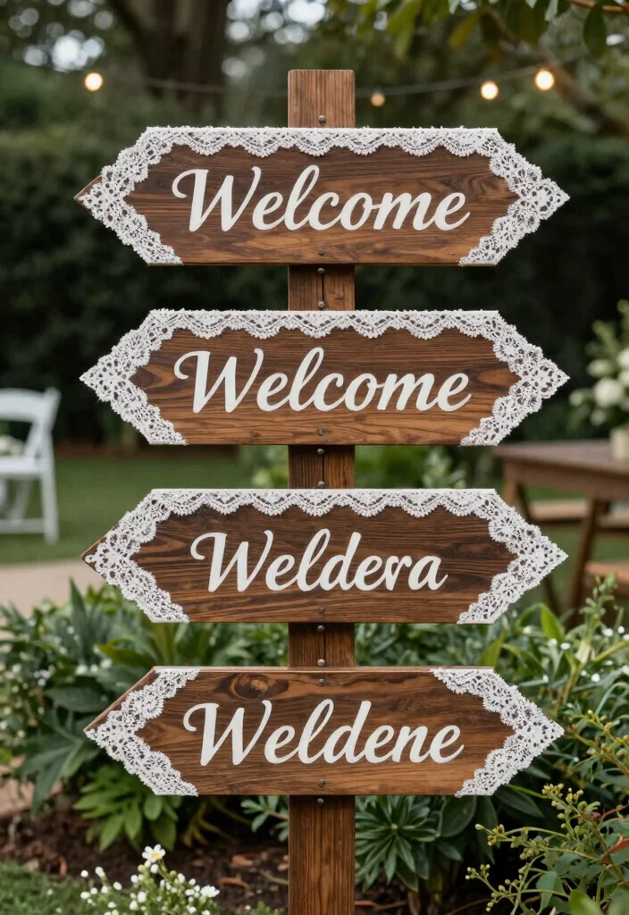 19 Goth Wedding Ideas That Feel Dramatic and Unique - 17. Custom Signage 1