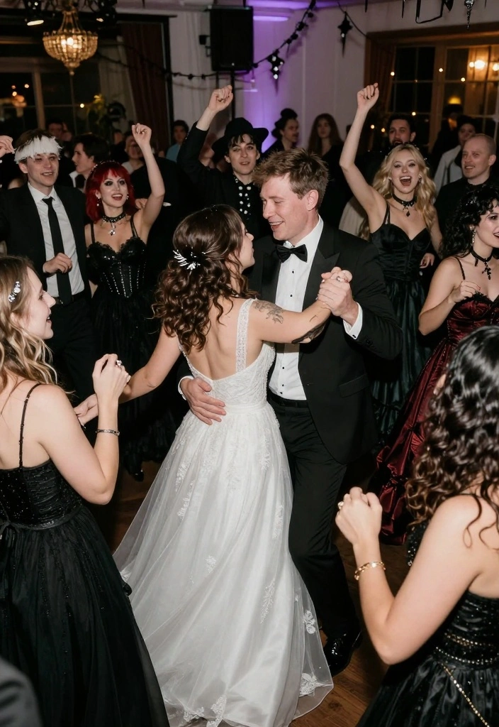 19 Goth Wedding Ideas That Feel Dramatic and Unique - 19. Embrace the Unexpected 1