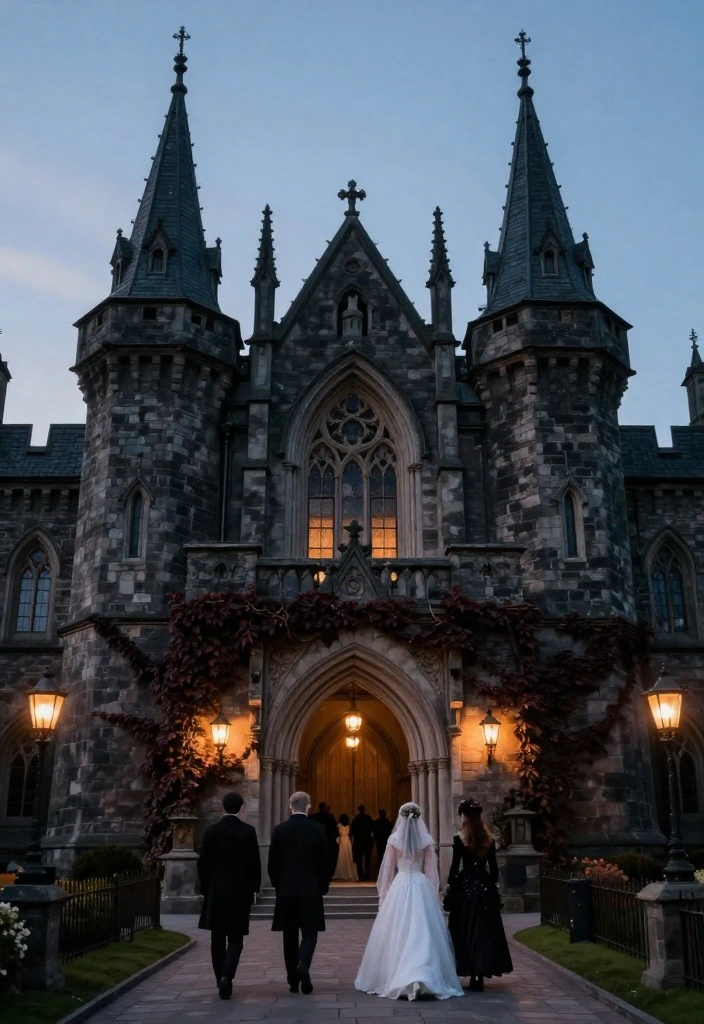 19 Goth Wedding Ideas That Feel Dramatic and Unique - 3. Gothic Wedding Venues 1