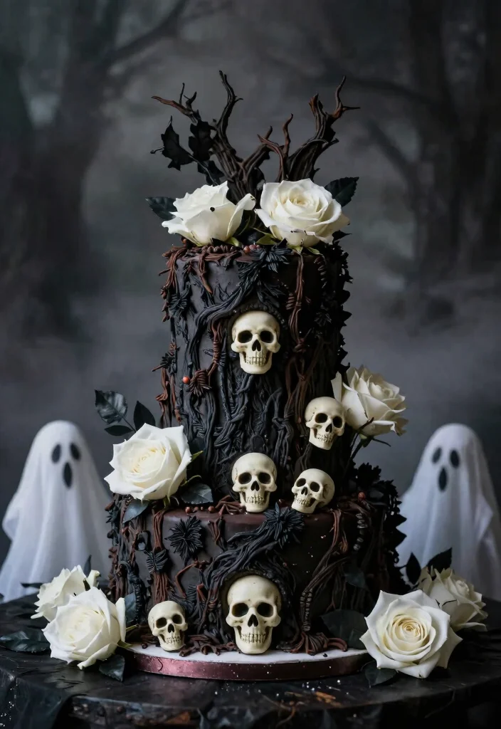 19 Goth Wedding Ideas That Feel Dramatic and Unique - 4. Spooky Wedding Inspirations 1