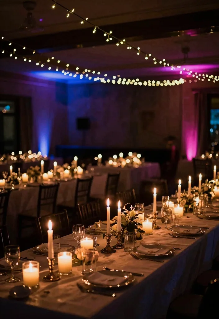 19 Goth Wedding Ideas That Feel Dramatic and Unique - 9. Dramatic Lighting 1