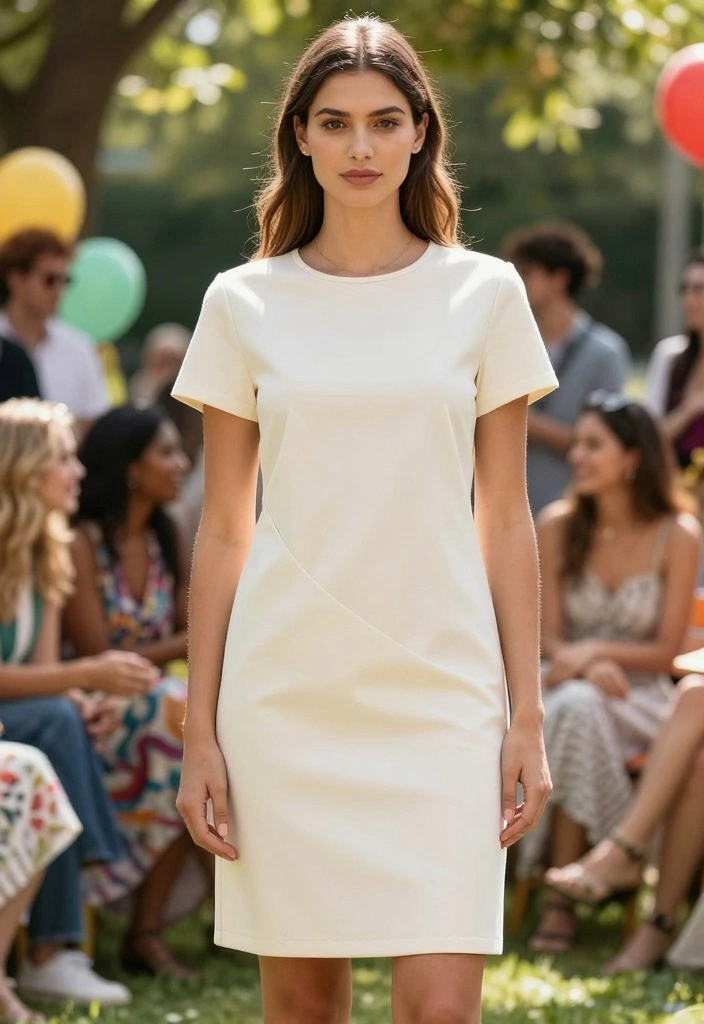 19 Graduation Dress Ideas That Celebrate Your Big Day - 18. Simple Shift with a Twist 1