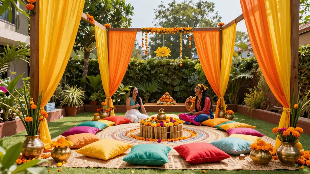 19 Haldi Decoration Ideas That Are Bright and Joyful