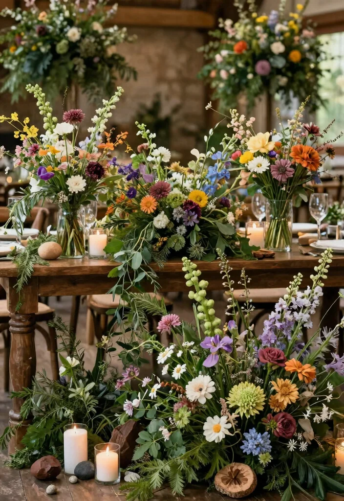 19 LOTR Wedding Ideas That Feel Epic And Enchanting - 12. Whimsical Floral Arrangements 1